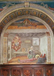 Vision de Sainte Fina de Saint Grégoire, avant 1485